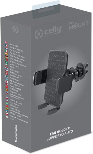 Celly Car Holder Plus Black for Air Vents - 第 3/6 張圖片