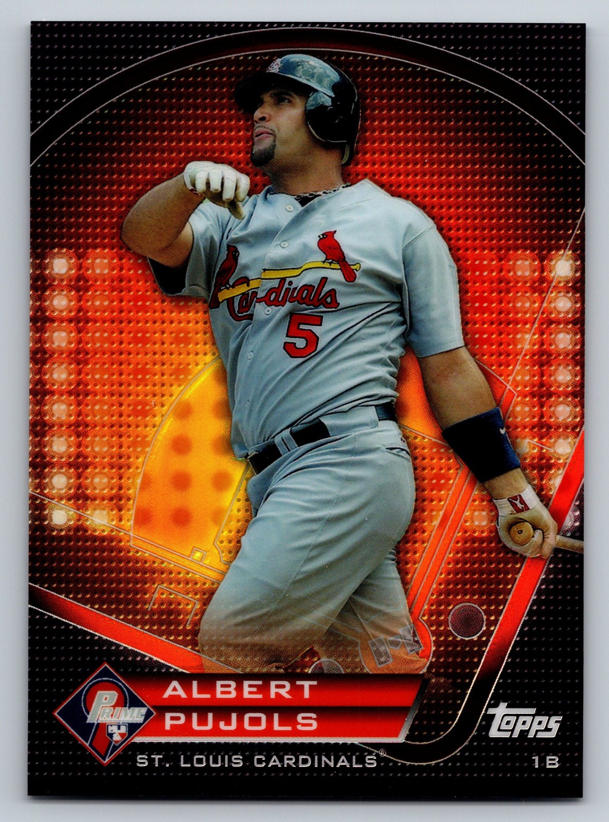 2011 Topps #PNR2 Albert Pujols Prime 9 Player of the Week Refractors