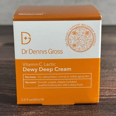 DR. DENNIS GROSS Dr Dennis Gross Dewy Deep Cream - 60mL - New & Sealed - Free Shipping