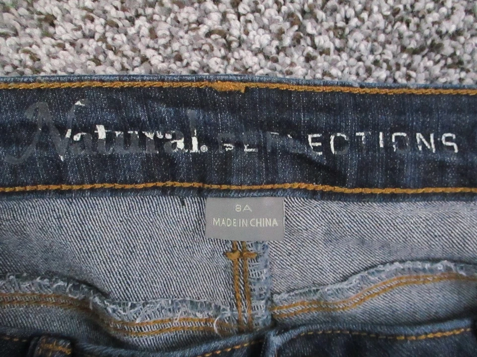Natural Reflections Jeans Womens 8A Stretch Straight Denim Bass Pro Shops 31x31 - Image 4 of 4