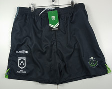 NRL Maori All Stars Rugby League Training / Gym Shorts Size 3XL Black Green Grey