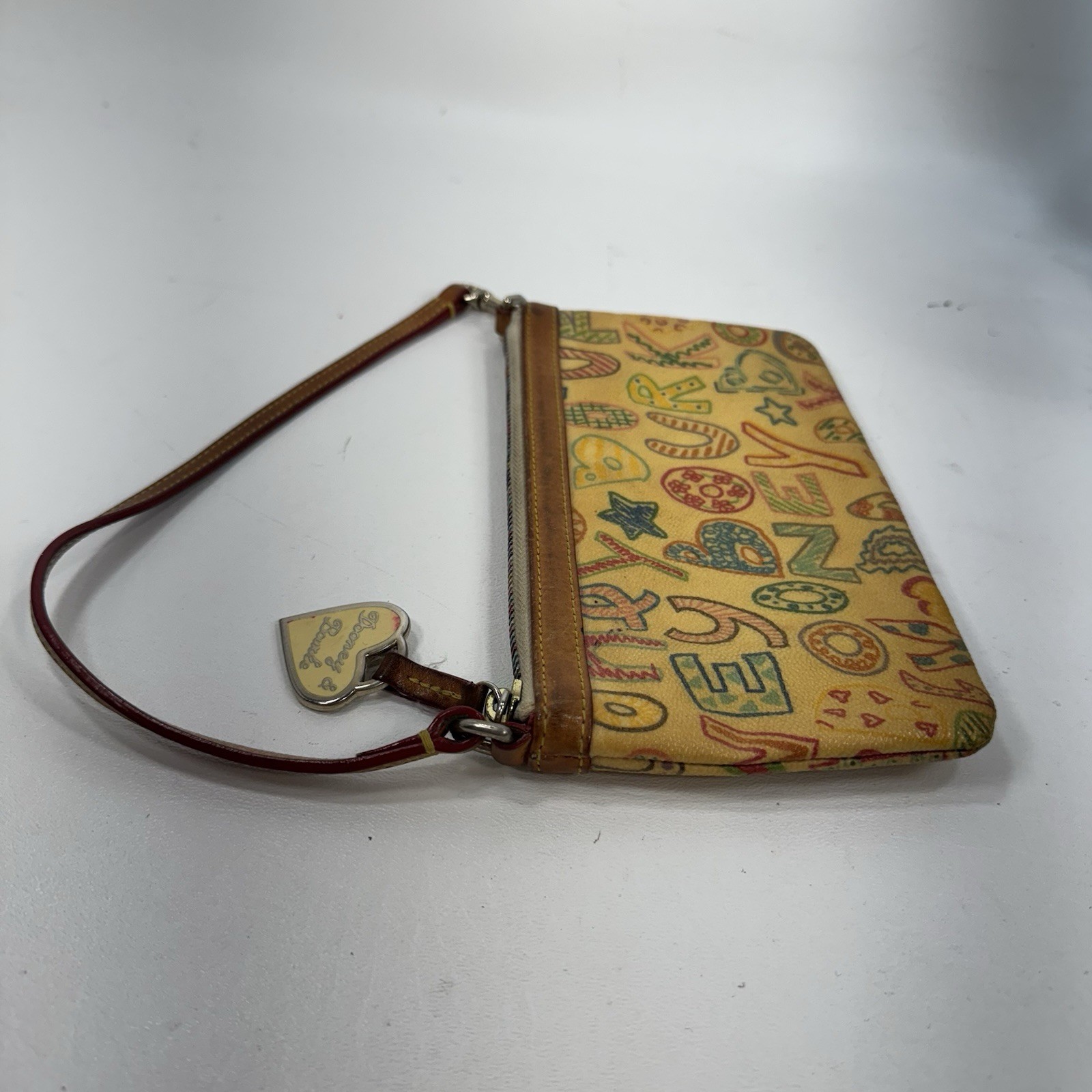 Dooney & Bourke Scribble Multicolor Wristlet All … - image 9