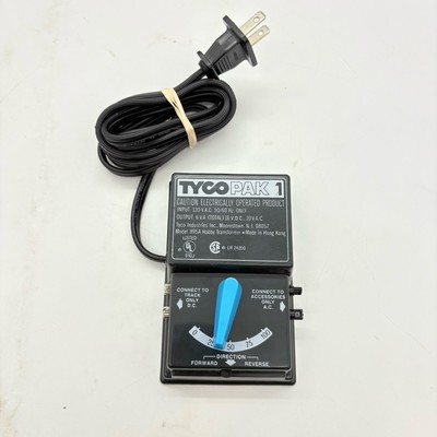 Tyco PAK 1 Power Pack #895A Model Train AC/DC Transformer HO Scale Tested/Works