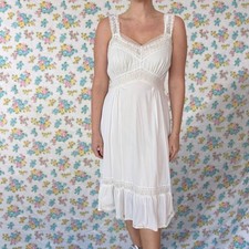 Vintage 60s Radcliffe peignoir set white size small