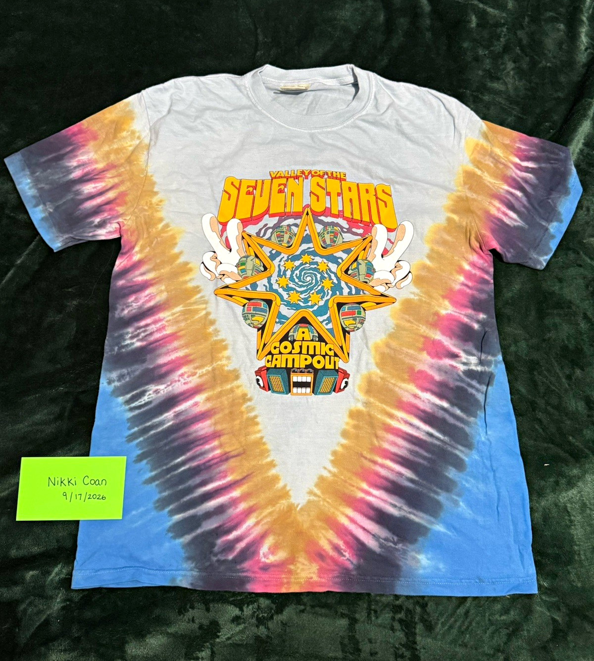 GRiZ Official Seven Stars: Double-Sided Graphic Print T-Shirt - Large