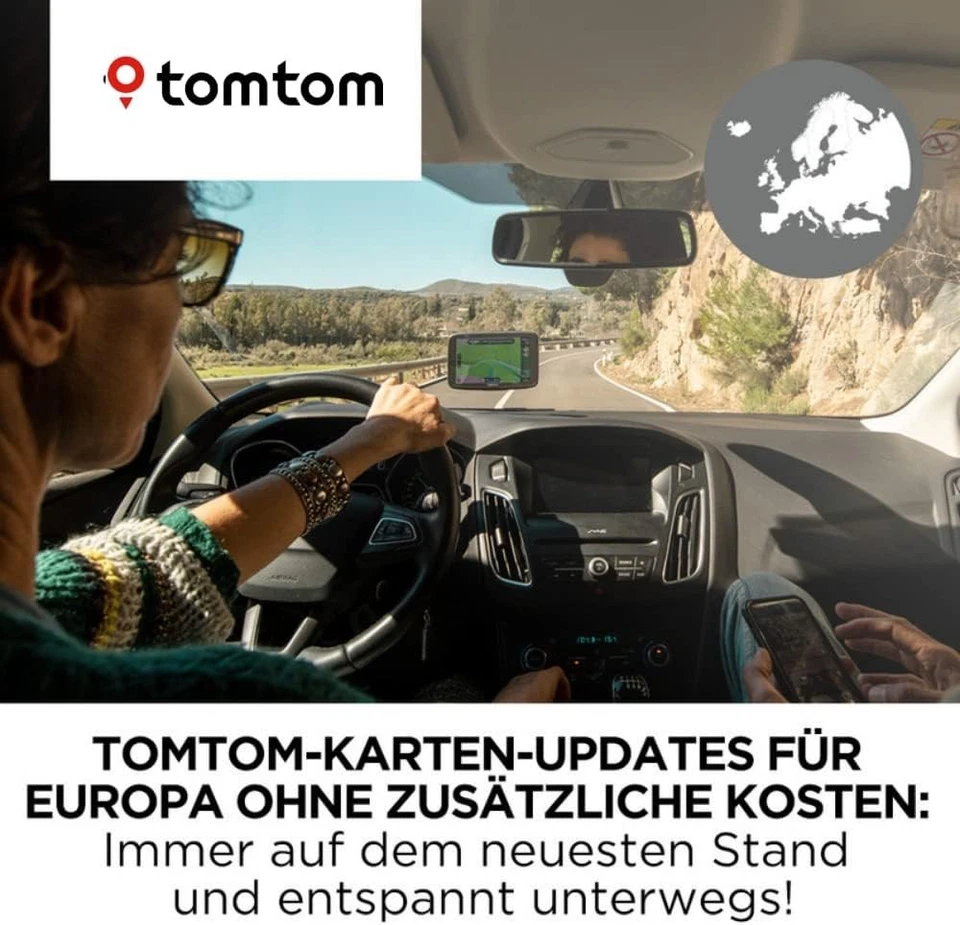 TomTom GO Essential EU45 5 Zoll Navigationsgerät - Schwarz (1PN5.002.10) - Bild 4 von 4