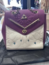 Image of Rare Bioworld Legend Of Zelda Zelda Purple And White Backpack BNWT