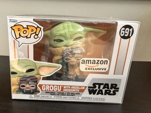 Funko Pop Star Wars Grogu with Anzellan Droidsmith Amazon Exclusive
