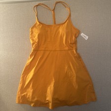 Madewell Womens Size Large Flex Cutout Fitness Dress Tungsten Glow New With Tags