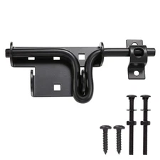 Slide Bolt Gate Latch Sliding, Bolt Door Lock, with Padlock Hole Heavy Duty