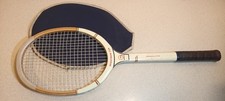 VINTAGE GRAYS THE WIGHTMAN CUP WOODEN TENNIS RACKET WITH COVER