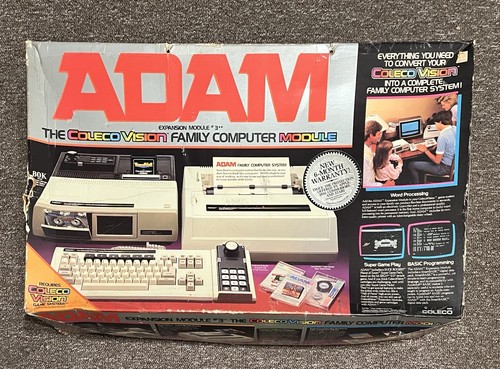 VINTAGE ADAM COLECOVISION COLECO FAMILY COMPUTER SYSTEM IN ORIGINAL BOX ...