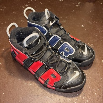Nike Air More Uptempo Scottie Pippen Black/Blue/Red Mens Shoes