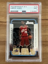 2003 Bowman R & S #123 LeBron James RC PSA 9