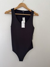NWT Express Body Contour Bodysuit Size Small In Black
