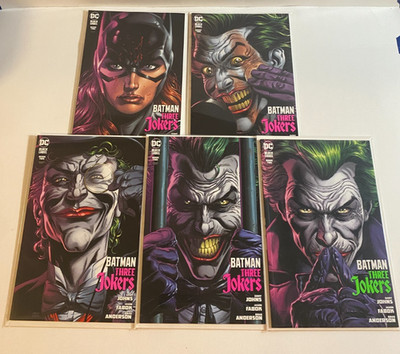 Batman Three Jokers Book 2 A and 4 Variant Covers
