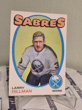 Larry Hillman 1971-72 O-PEE-CHEE OPC NHL Hockey #168 Buffalo Sabres VG *Notes