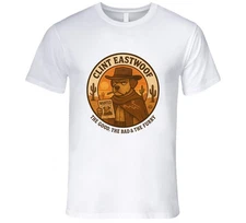 Clint Eastwoof Funny Dog Meme Shirt Western Cowboy Parody Vintage Graphic Tee