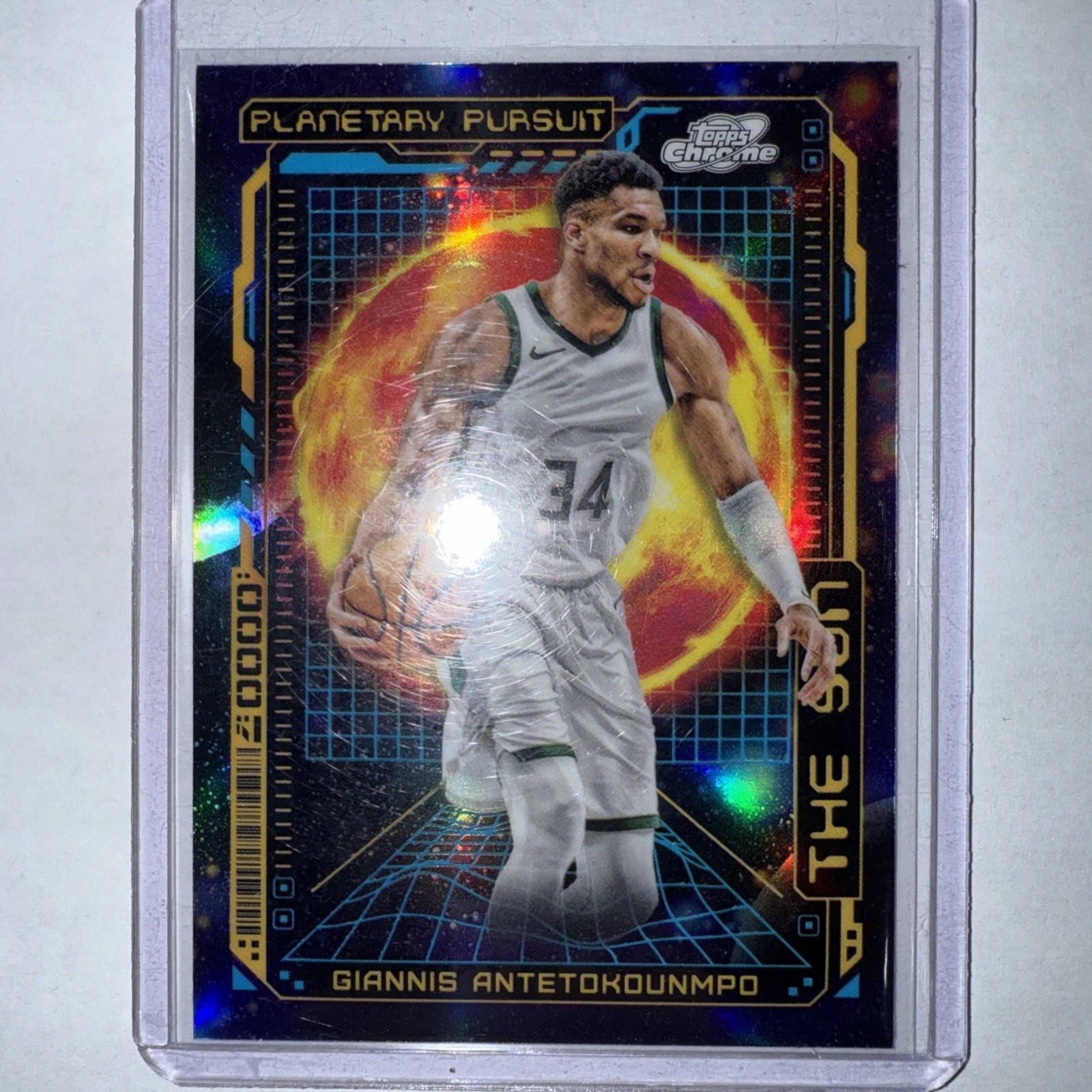 2023-24 Topps Cosmic Chrome - Planetary Pursuit Giannis Antetokounmpo #PPS-3 Sun