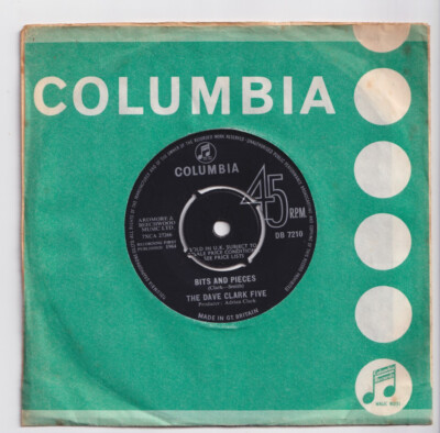 (nX418) The Dave Clark Five, Bits & Pieces - 1964 - 7'' vinyl