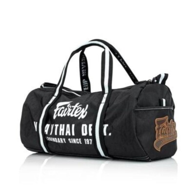 Fairtex BAG9 Gym Bag Duffle Gym Bag Outdoor Zipper Black Sport Fitness yoga