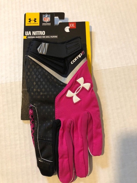 under armour men's ua nitro football gloves