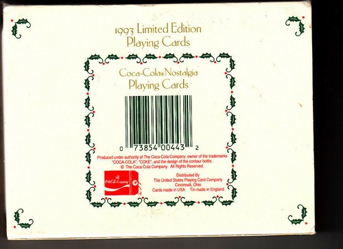 COCA-COLA NOSTALGIE SPIELKARTEN IN SAMMLERDOSE "SEALED" 1993 - Bild 2 von 2