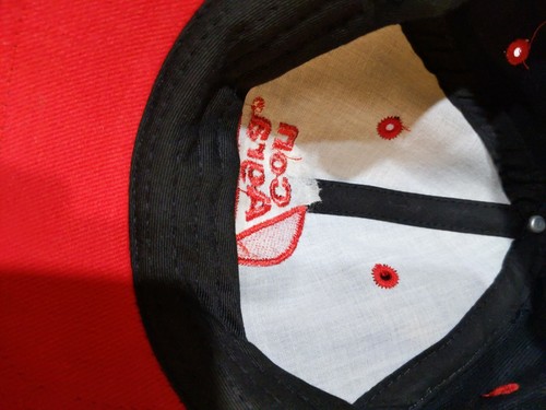 Con Agra Black Corduroy Red Embroidered Hat - Picture 9 of 9