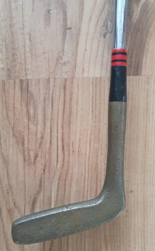 Vintage Slazenger Ambassador Brass Small Mallet Flange Putter GC - Picture 6 of 6