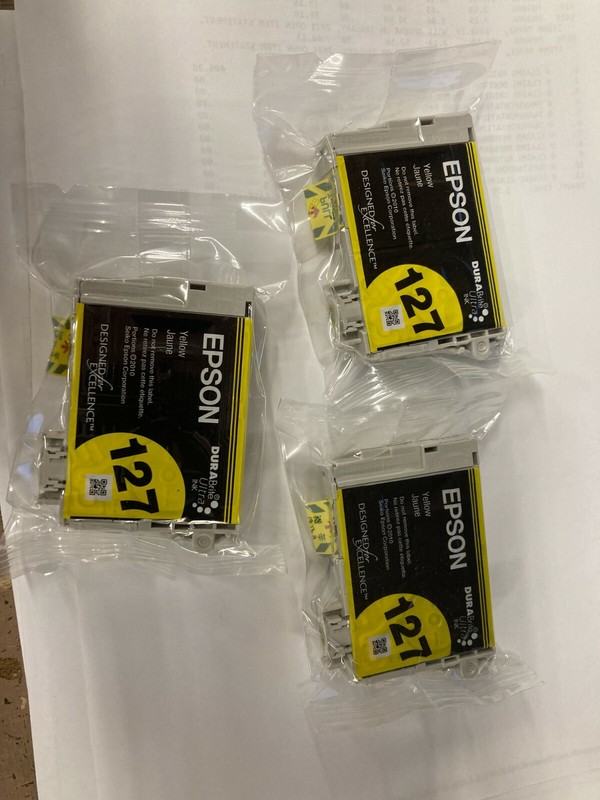 Brand new never used Epson 127 Yellow ink