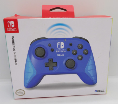New Open Box ~ HORI Wireless HORIPAD - Blue - Nintendo Switch Controller