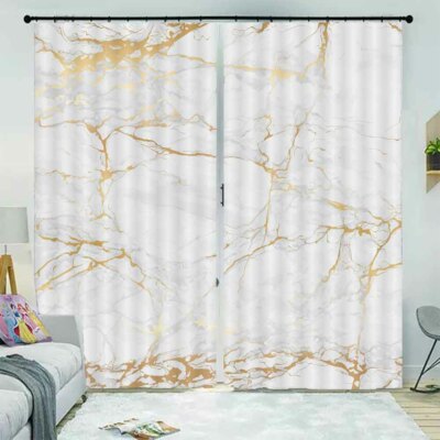 Progress Sky Baldness 3D Curtain Blockout Photo Printing Curtains Drape Fabric