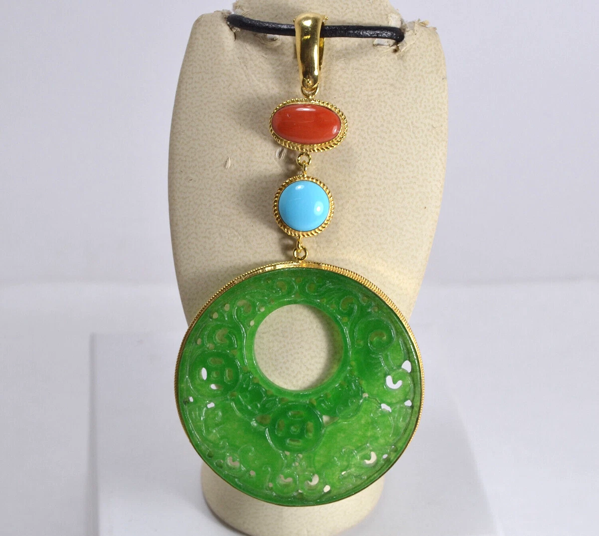 Collier jade 6mm - pierre verte mythique de sérénité & harmonie Collier jade 6mm - pierre verte mythique de sérénité & harmonie