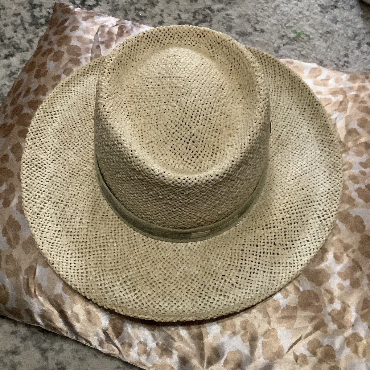 Scala Pro Series Men's Raffia Golf Gambler Hat S/M