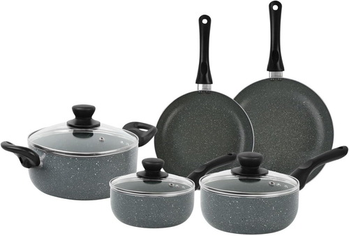 - Batteria Da Cucina a Induzione 8 Pezzi - Kit Pentole a Induzione Con Rivestime - Foto 10 di 12