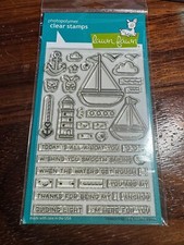 Lawn Fawn clear stamps "Smooth Sailing" USA made