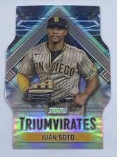 Juan Soto 2023 Topps Stadium Club Baseball #T-8 Die-Cut Triumvirates Insert