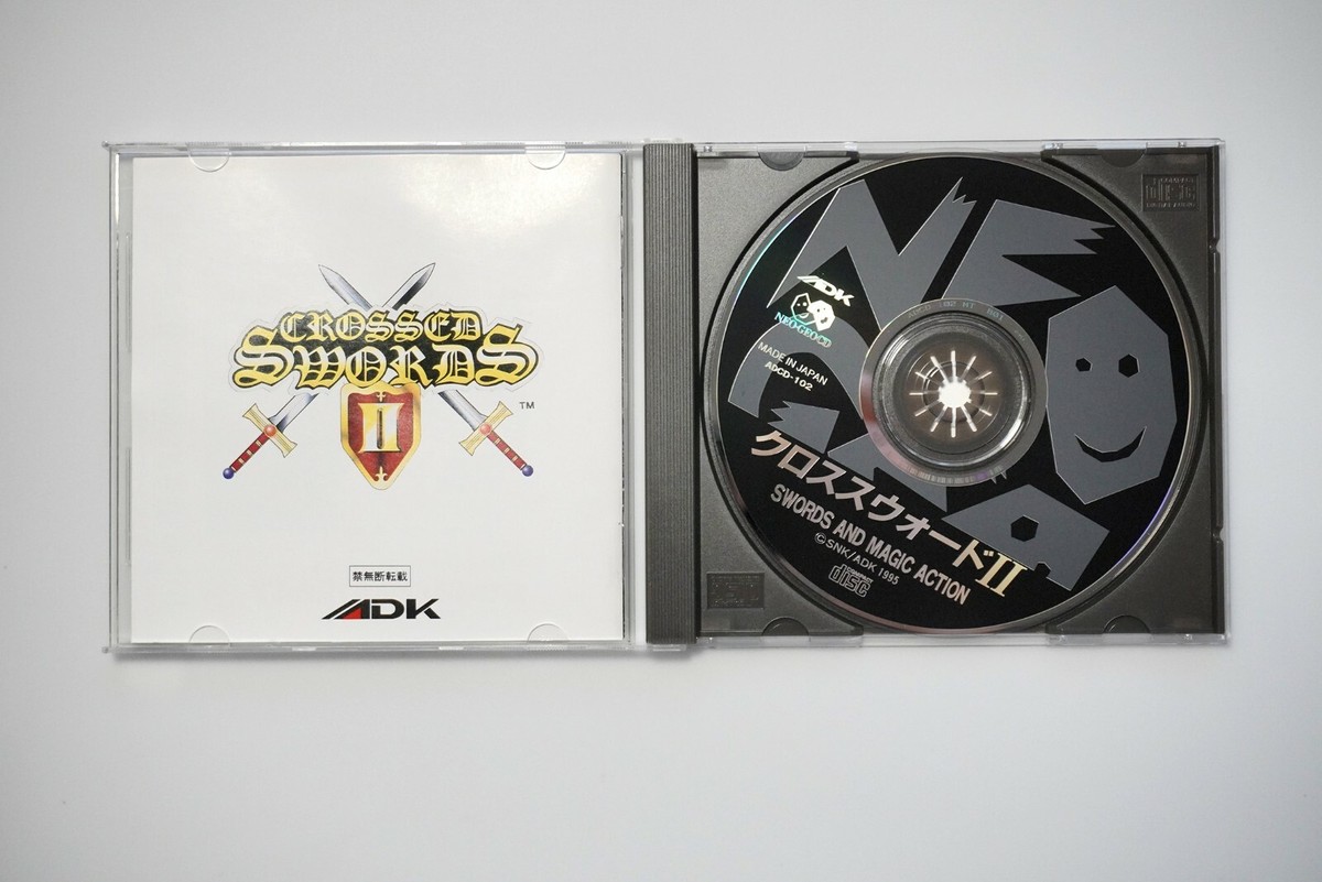 SNK NEO GEO CD Crossed Swords 2 Japan NEOGEO Game US Seller | eBay