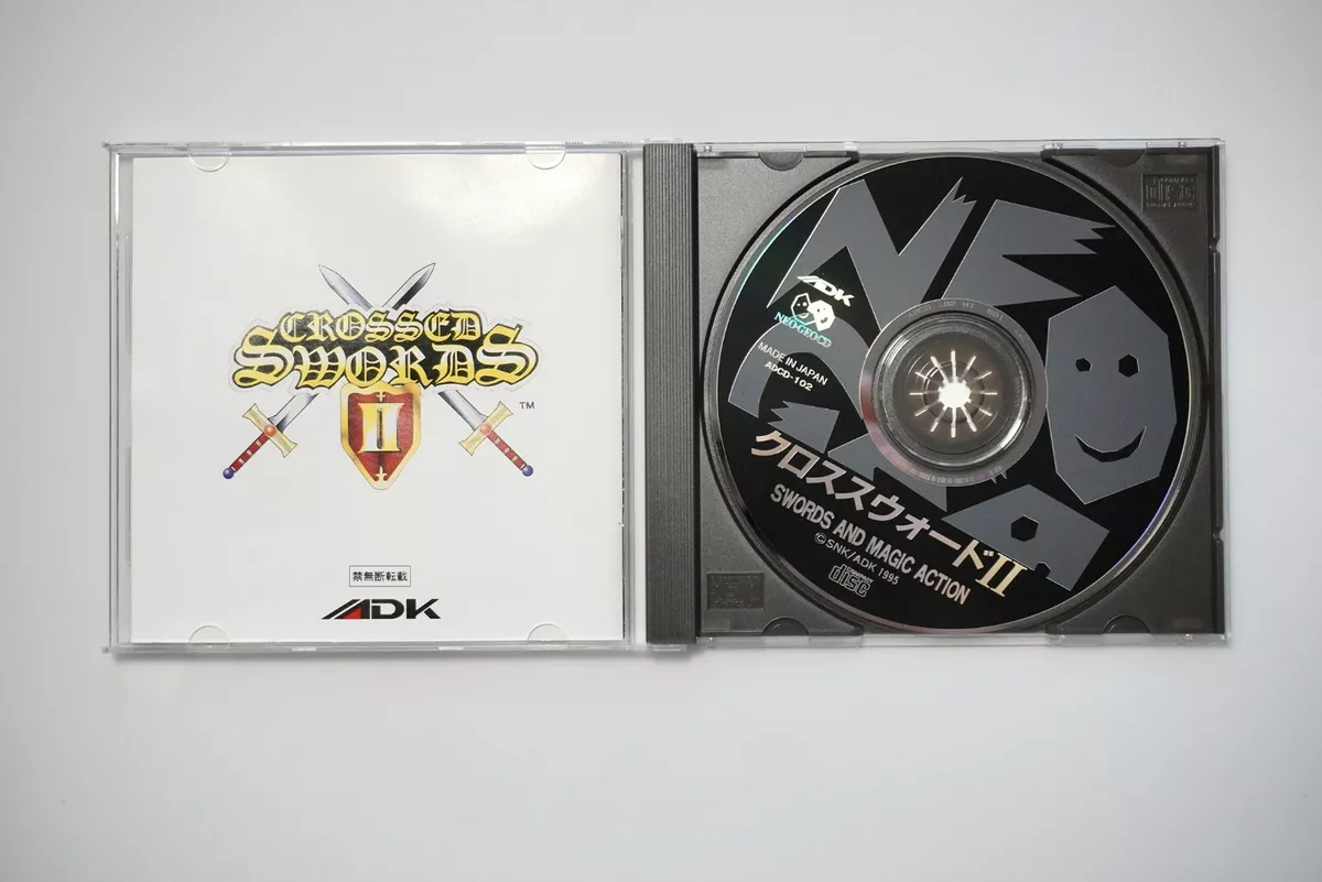 SNK NEO GEO CD Crossed Swords 2 Japan NEOGEO Game US Seller