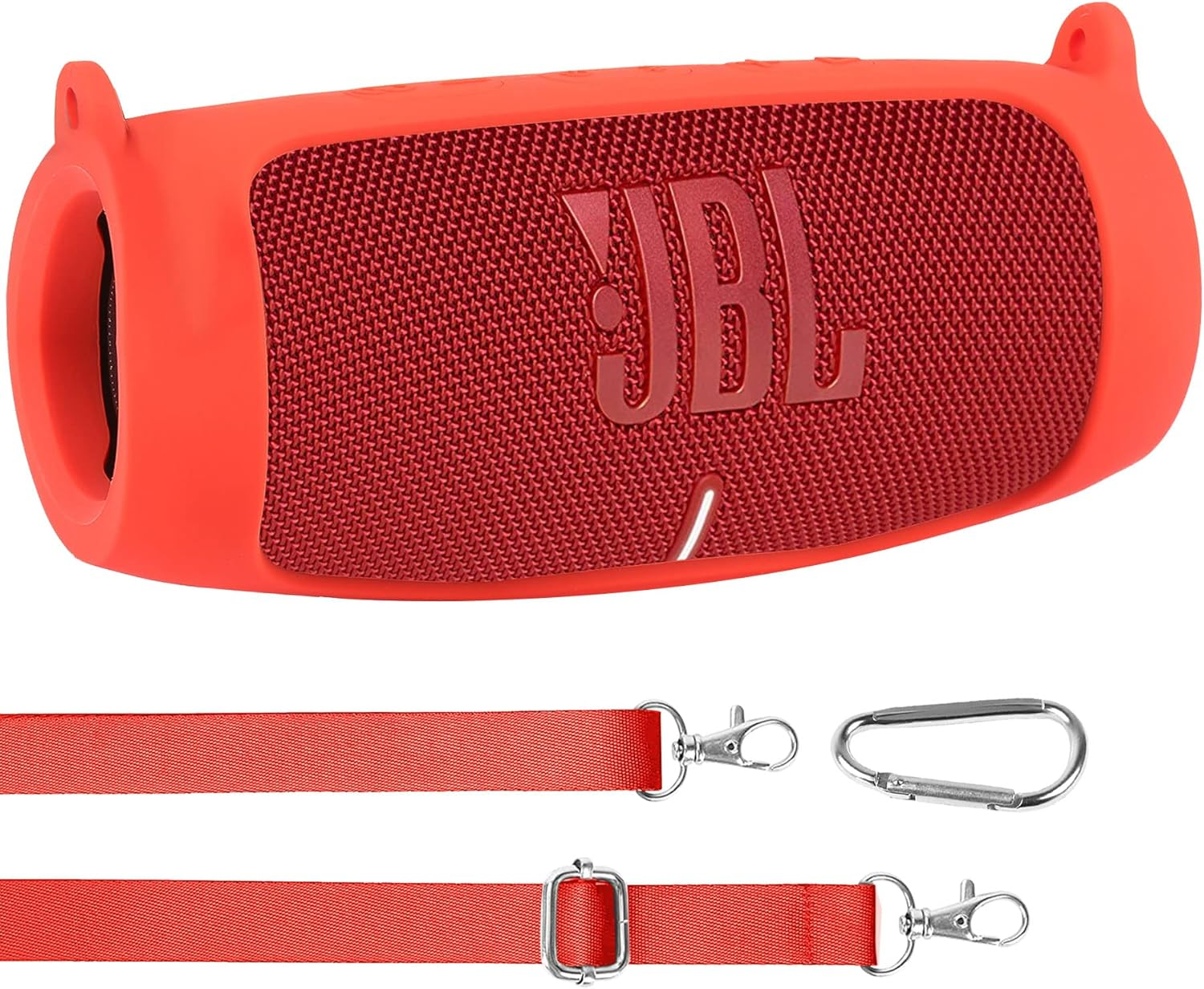 For JBL Charge 5 Waterproof Bluetooth Speaker Silicone Cover Case, Portable Sili
