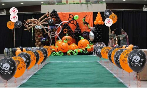 Halloween Latex Party Balloon Set Garland Decoration Balloons Arch Kit - 10Pcs - Picture 5 of 5