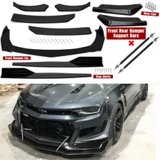 For Chevrolet Camaro/ Front Rear Bumper Lip Spoiler Splitter Body Kit Side Skirt