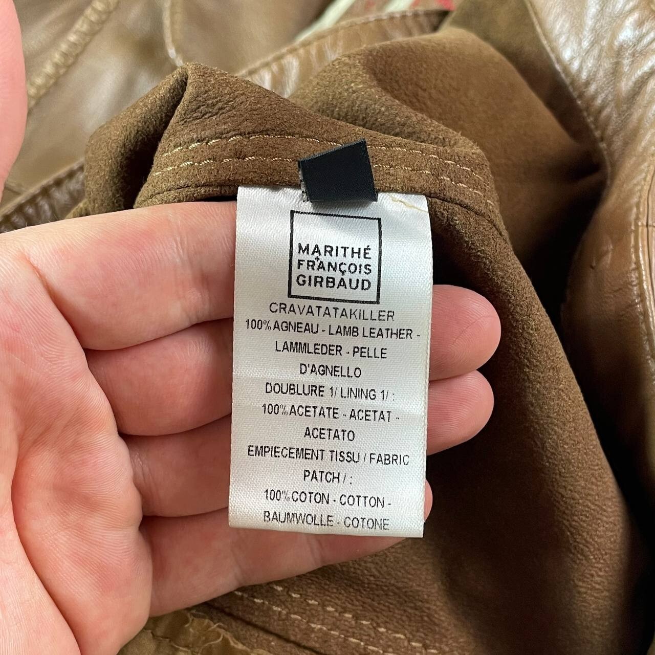 MARITHÉ FRANCOIS GIRBAUD PATCHWORK LEATHER JACKET - image 21