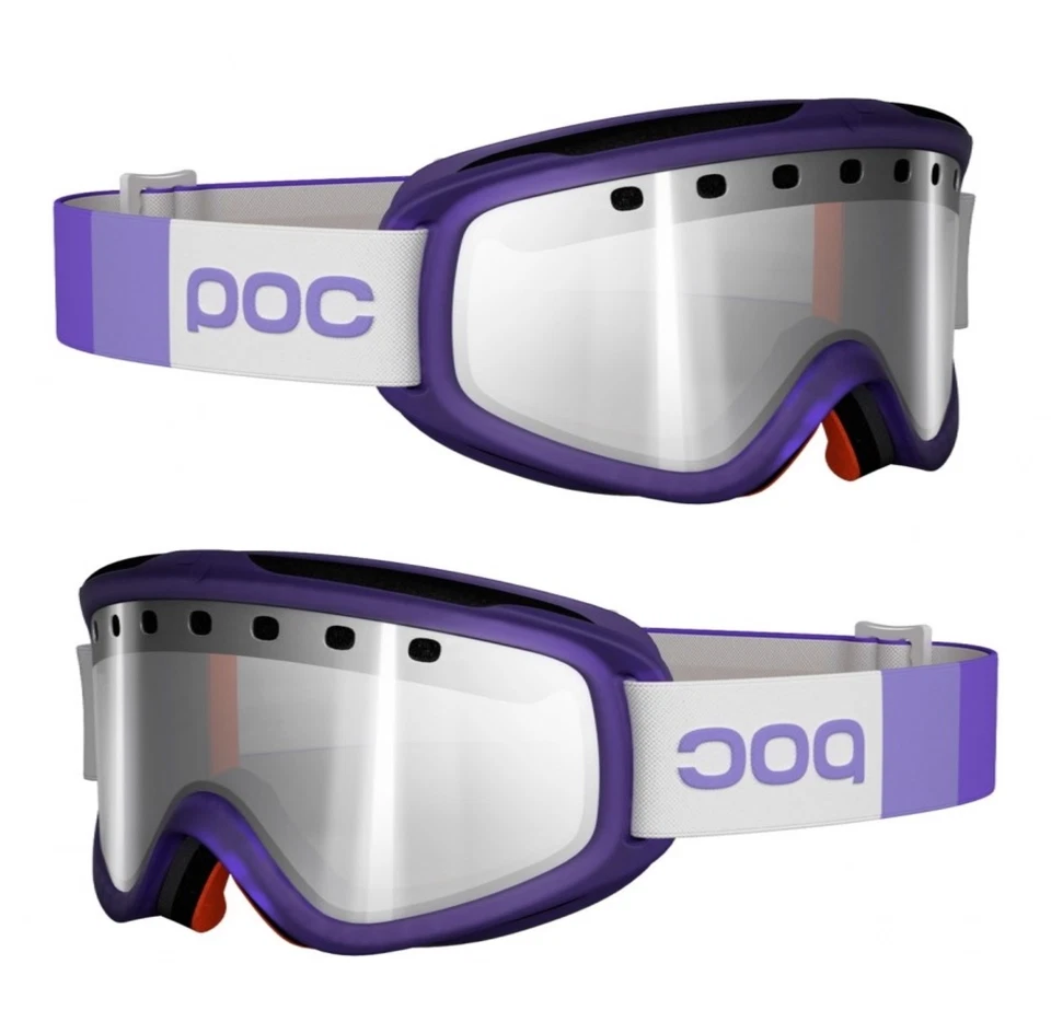 POC Iris Stripes Neon Purple Size S Ski Snowboarding Goggles X1340042 1602S