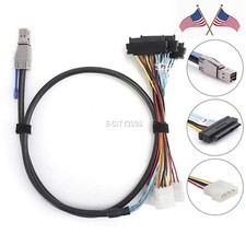 HDD Cable Plus Design External Switch from SFF-8644 to SFF-8482 for Server 1 M 