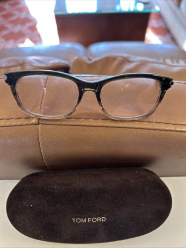 Occhiali viandante Tom Ford marrone tartaruga oro Made in Italy TF5237 098 52 16 140 - Foto 7 di 9