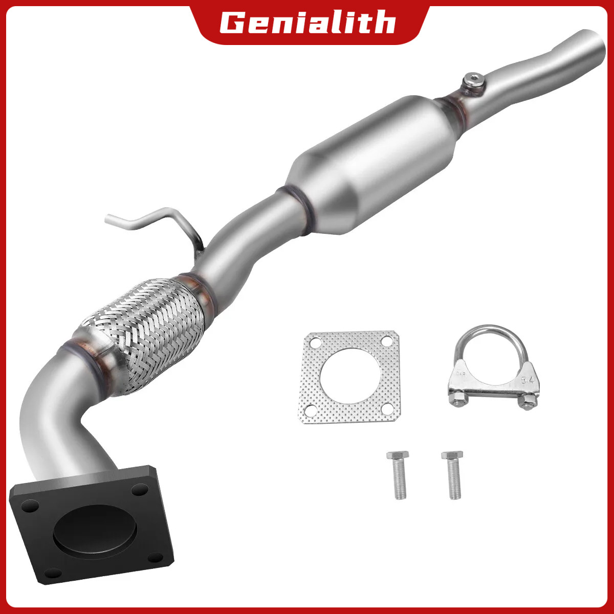 Catalytic Converter Flex Exhaust Pipe For 20012006 VW Golf Jetta
