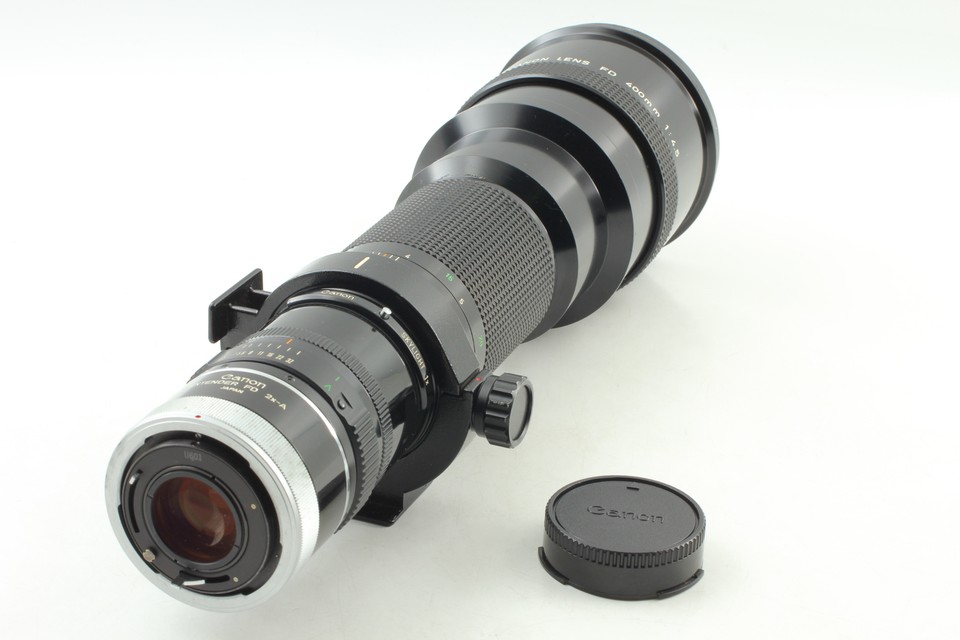 [Mint] Canon New FD NFD 400mm f4.5 MF Telephoto Lens Extender FD 2xA