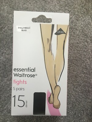 Waitrose 5 x Ladies Tights, 15 Denier 