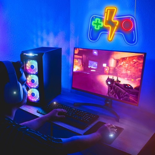 LED Neon Schild Licht Nachtlicht USB&Batteri Leuchtreklame Sign Lampe Wanddekor - Bild 14 von 22